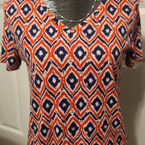 Jones New York Signature, short sleeve top